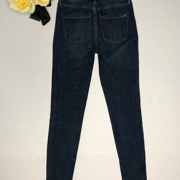 ⭐️NEW⭐️SPARKLES ✨White House Black Market (WHBM) The Skinny Ankle Blue Jeans - Picture 10 of 11